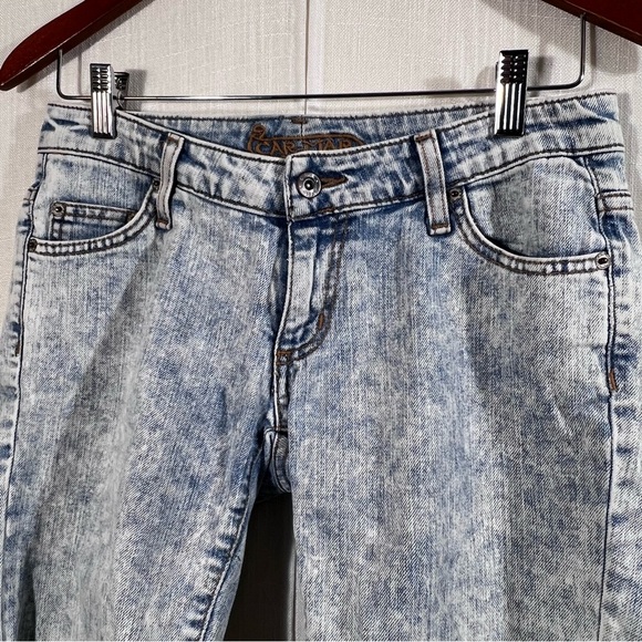 Carmar Acid Washed Denim Jean Shorts Size 26 - Picture 7 of 16